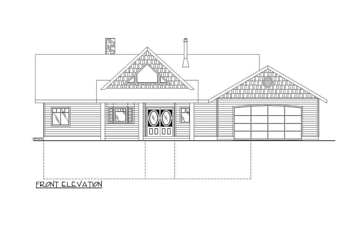 Plan 35221GH: King of the Hill - Image #9 - Mountain, Rustic, Vacation