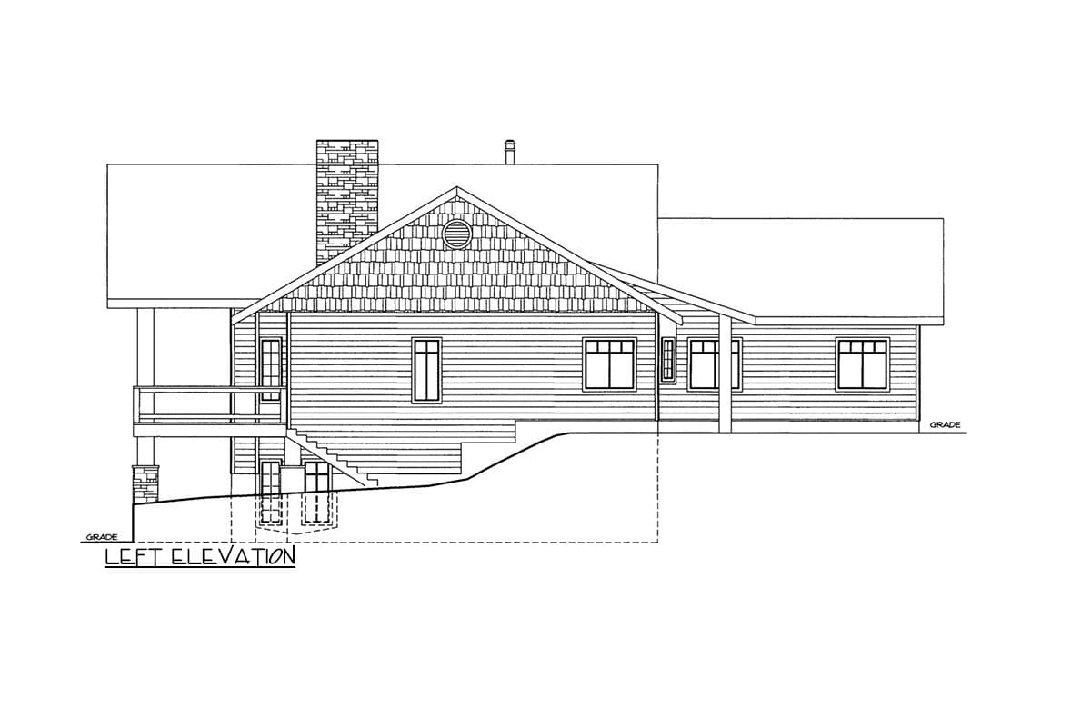 Plan 35221GH: King of the Hill - Image #10 - Mountain, Rustic, Vacation