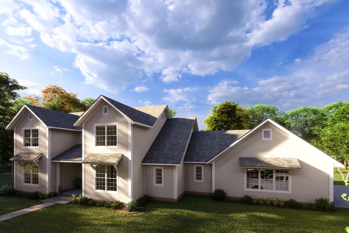 Plan 52321WM: Expanded 4 Bedroom Country Home Plan with Vaulted Great Room and Rear Porch - Image #7 - Country, Farmhouse, Traditional