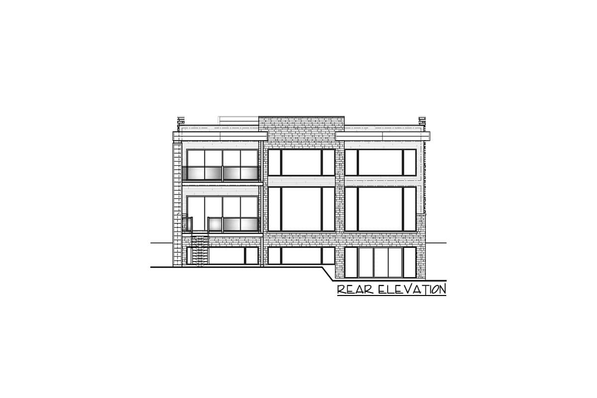 Plan 90347PD: Contemporary Beach House with over 4,700 Square Feet of Living Space - Image #4 - Contemporary, Mid Century Modern, Modern