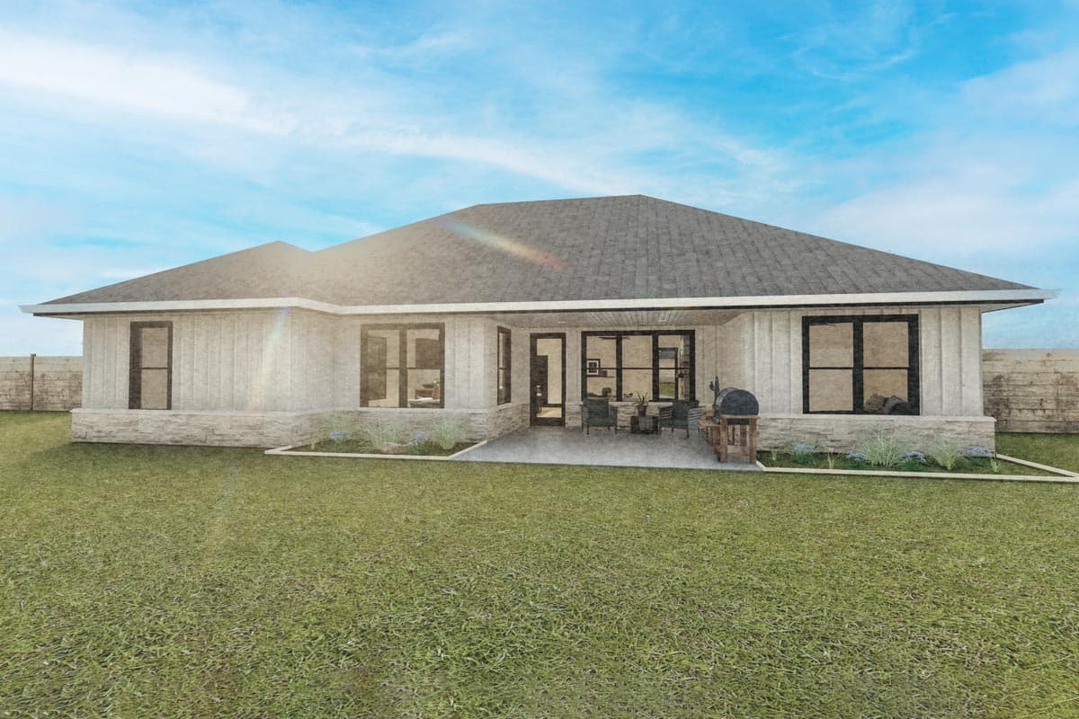 Plan 380002ASH: 3-Bed 2320 Square Foot Ranch Home Plan with 3-Car Garage - Image #8 - Ranch, Traditional