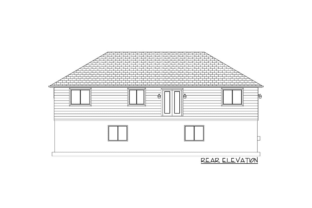 Plan 61439UT: 1495 Square Foot 3-Bed One-Story House Plan with Optionally Finished Basement - Image #20 - Ranch, Traditional