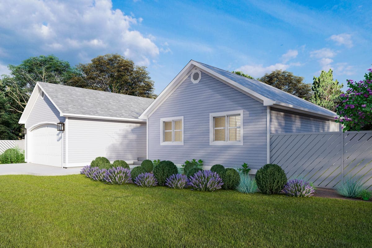 Plan 61439UT: 1495 Square Foot 3-Bed One-Story House Plan with Optionally Finished Basement - Image #5 - Ranch, Traditional