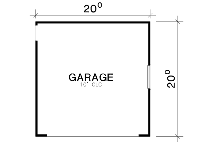 Plan 31218D: Classic 3-Bed Cottage with Detached Garage - Floor Plan - 3rd Floor - Cabin, Cottage, Rustic
