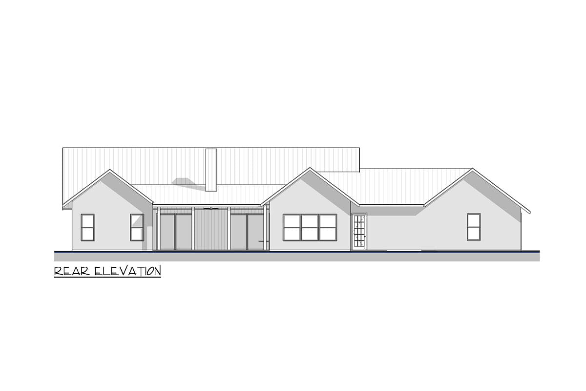 Plan 380006ASH: 3215 Square Foot Rustic Ranch with 11' Deep Front Porch - Image #10 - Ranch, Rustic