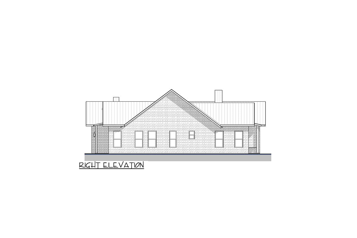 Plan 380006ASH: 3215 Square Foot Rustic Ranch with 11' Deep Front Porch - Image #11 - Ranch, Rustic