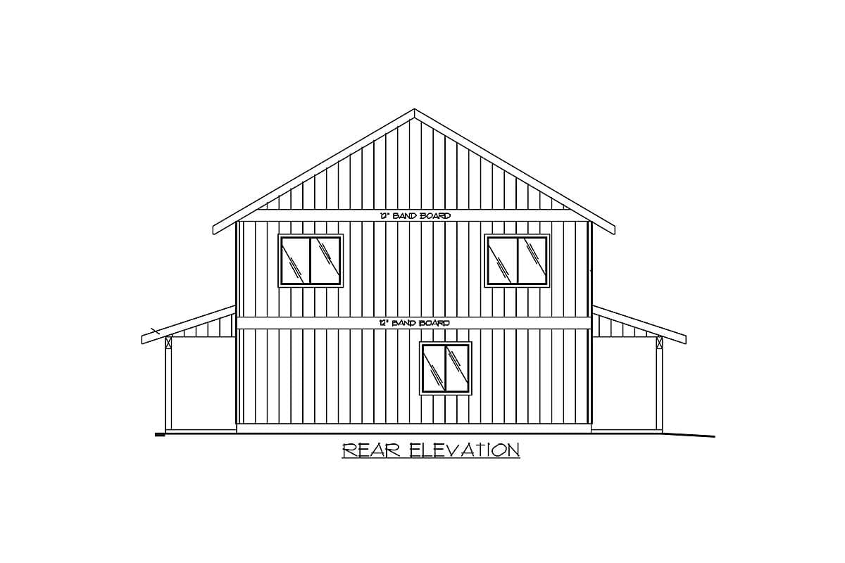 Plan 35245GH: Popular Compact Design - 1901 Sq Ft - Image #13 - Carriage, Mountain, Vacation