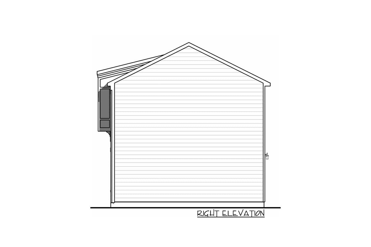Plan 100308GHR: Two-Story Townhouse with Open Concept Layout and an Oversize Garage  - Image #6 - Contemporary, Mid Century Modern, Modern, Transitional