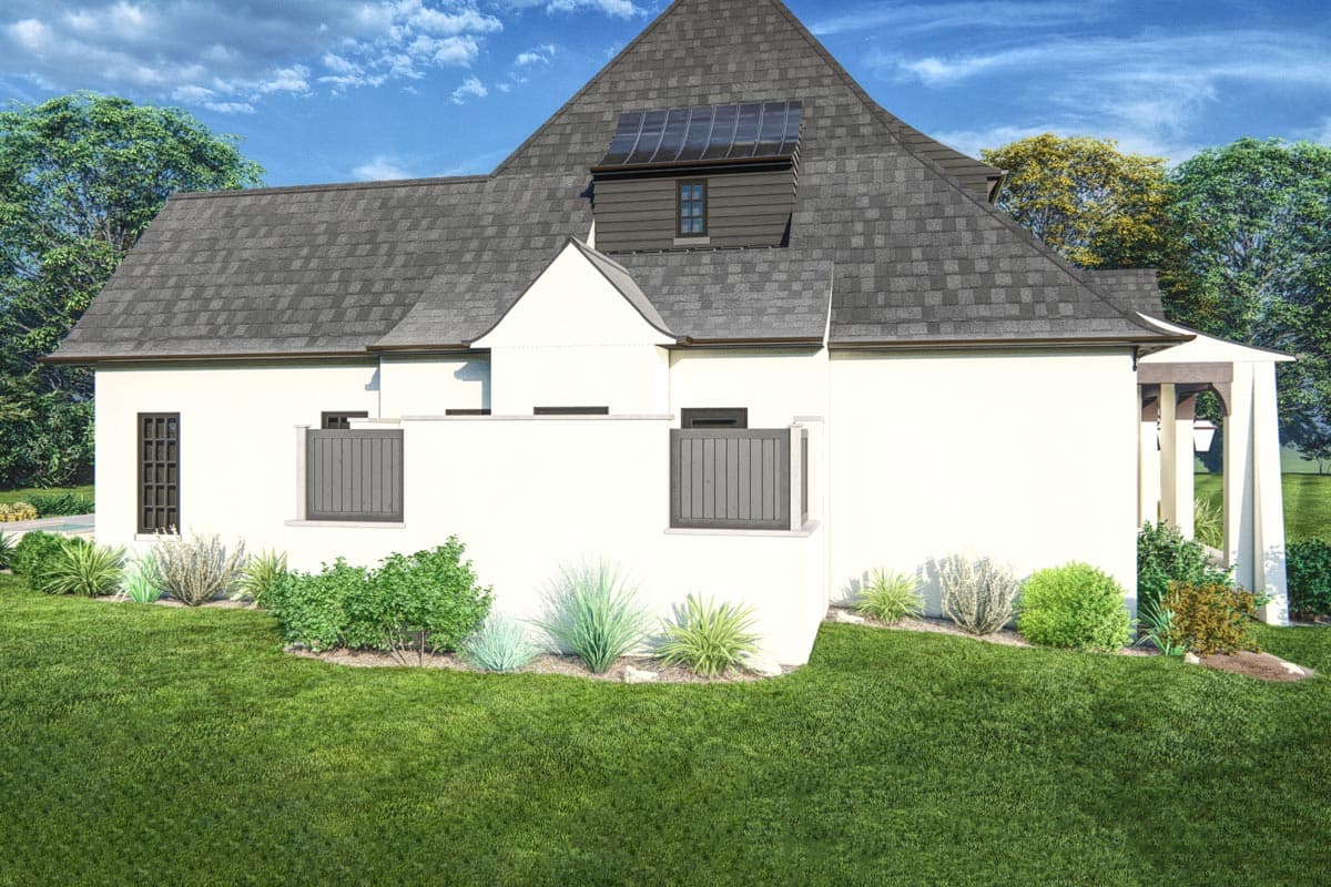 Plan 93192EL: Expanded Euro-Style House Plan with Stucco Exterior and a 3-Car Garage - Image #5 - Contemporary, Country, New American, Transitional