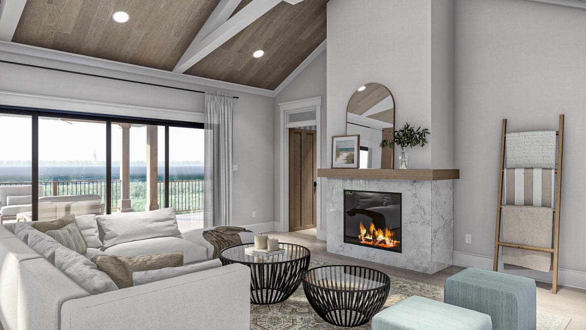 Plan 623252DJ: 3-Bed Modern Farmhouse Plan with Home Office and Large Rear Porch - 2412 Sq Ft - Image #6 - Country, Craftsman, Modern Farmhouse, New American, Ranch