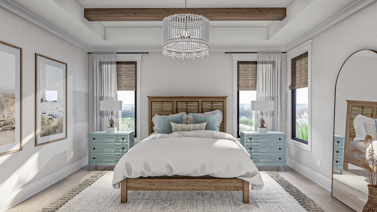 Plan 623252DJ: 3-Bed Modern Farmhouse Plan with Home Office and Large Rear Porch - 2412 Sq Ft - Image #9 - Country, Craftsman, Modern Farmhouse, New American, Ranch