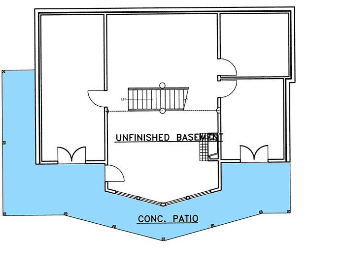 Plan 35259GH: Mountain House Plan with Great Views - 2281 Sq Ft - Floor Plan - Lower Level - Mountain, Northwest, Vacation