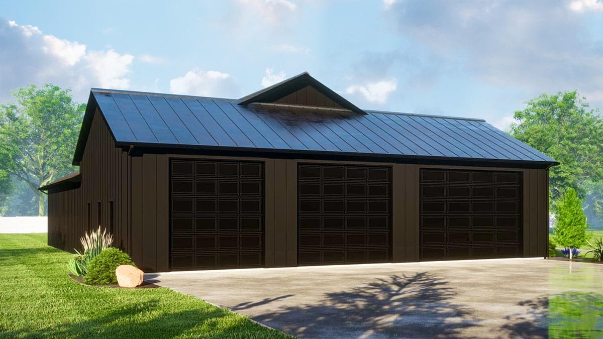 Plan 135234GRA: 2916 Square Foot Rustic Country Garage Plan - Image #4 - Country, Ranch, Rustic, Traditional