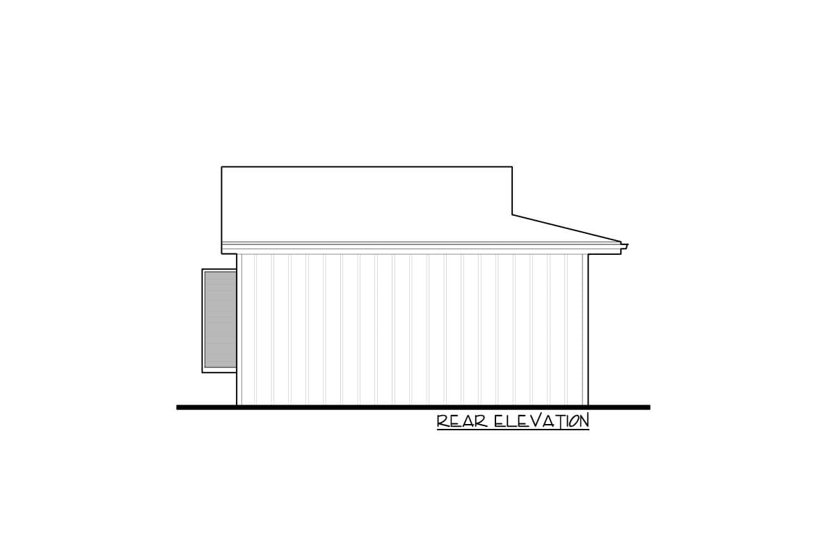 Plan 95209RW: 280 Square Foot Backyard Office Retreat - Image #9 - Contemporary, Craftsman