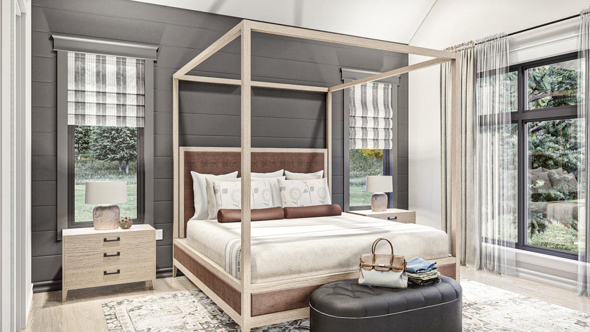 Plan 623253DJ: 2500 Square Foot Modern Cottage with Hidden Library - Image #13 - Cottage, Country, European, New American, Ranch, Transitional