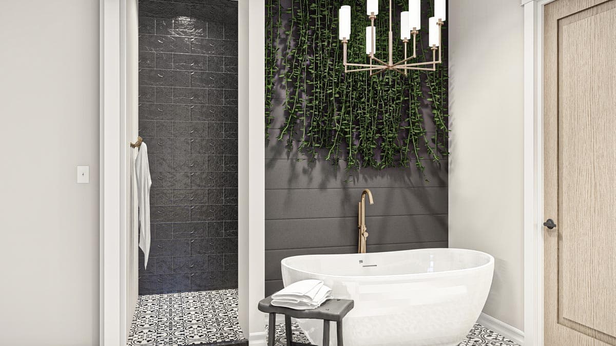 Plan 623253DJ: 2500 Square Foot Modern Cottage with Hidden Library - Image #15 - Cottage, Country, European, New American, Ranch, Transitional