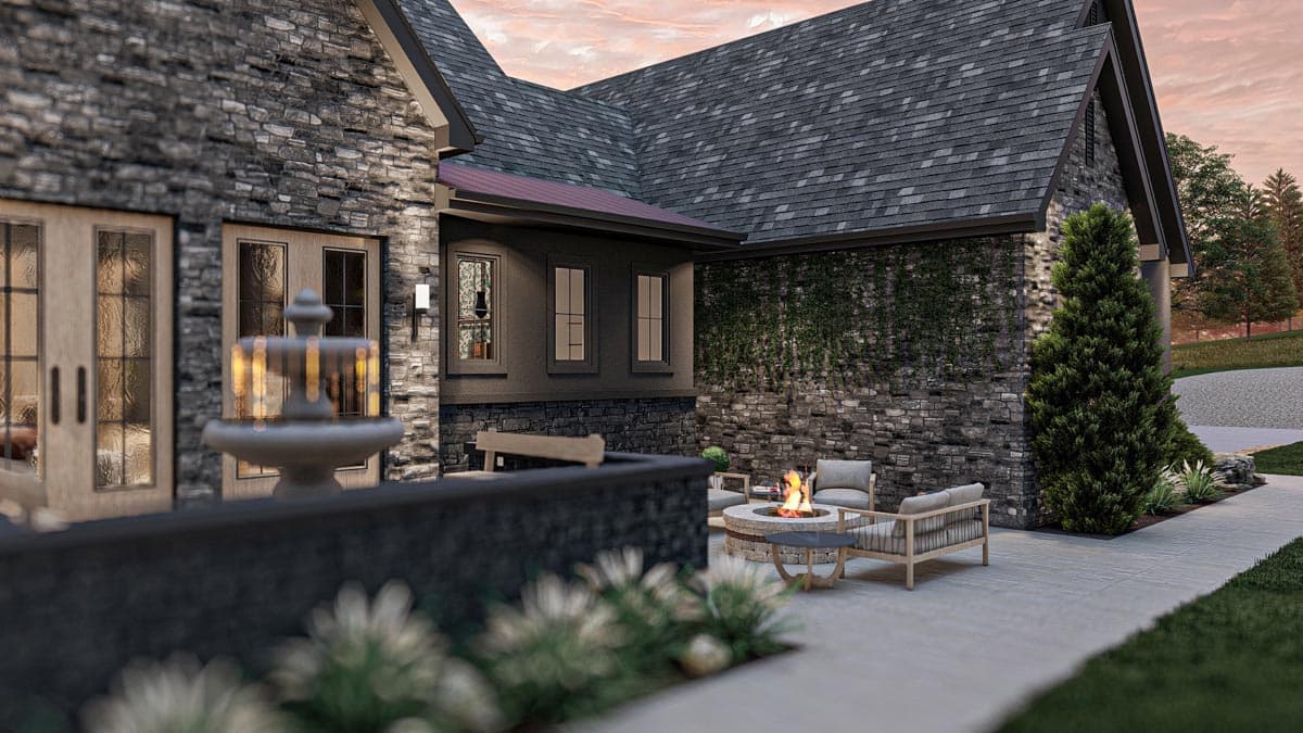 Plan 623253DJ: 2500 Square Foot Modern Cottage with Hidden Library - Image #21 - Cottage, Country, European, New American, Ranch, Transitional