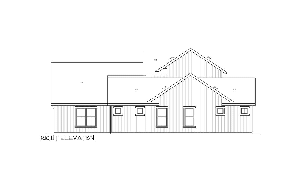 Plan 85412MS: 4 Bed New American House Plan Under 2400 Square Feet with Flex Room - Image #11 - Country, Farmhouse, Modern Farmhouse, New American