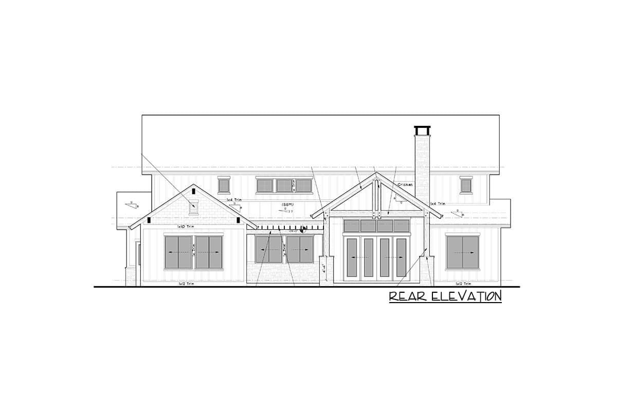 Plan 95211RW: New American House Plan with Double-Sided Fireplace Between Master Suite and Bath - Image #24 - Craftsman, Mountain, New American, Northwest, Rustic