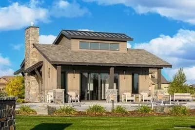 612 Square Foot Pool House Plan with Clerestory Windows