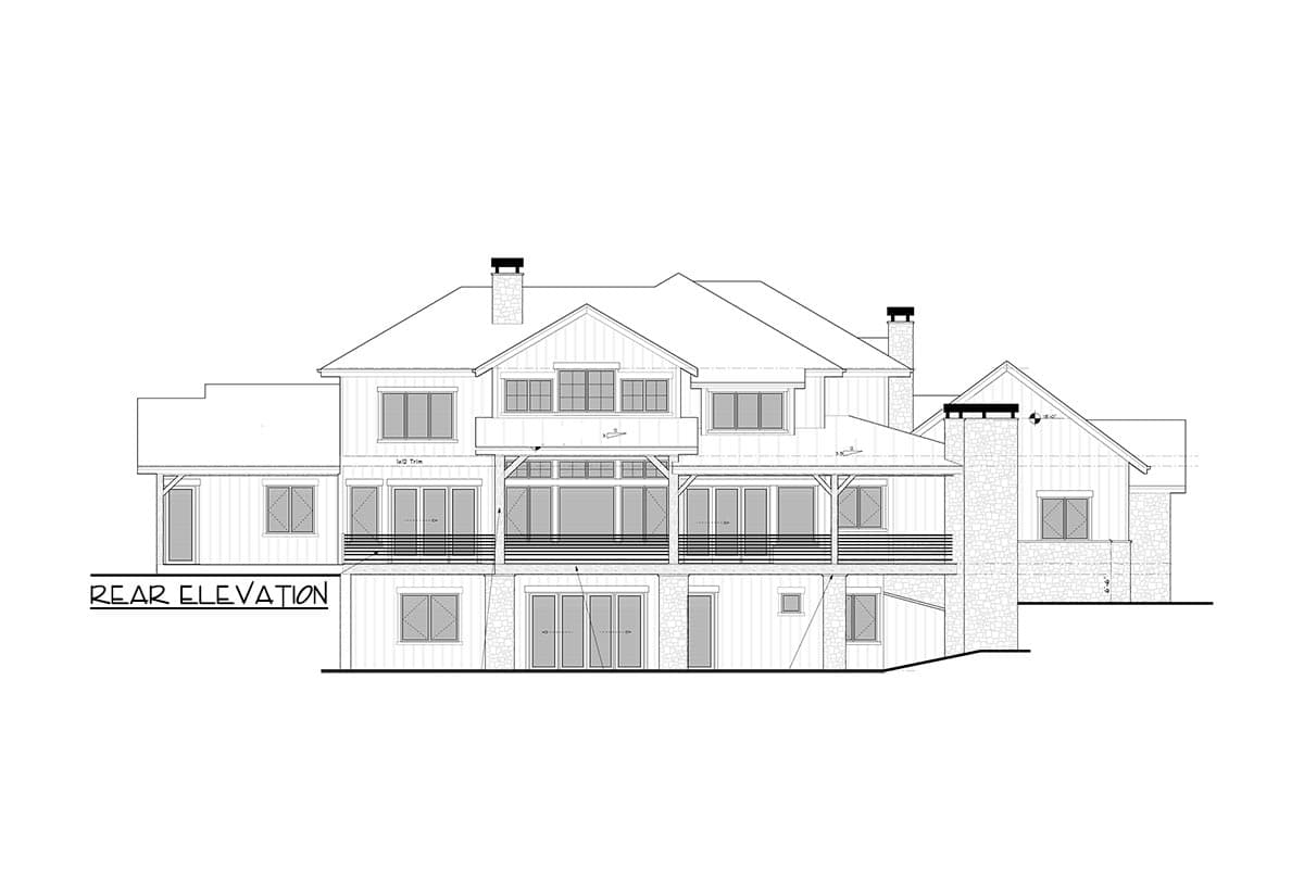 Plan 95214RW: 2-Story Mountain Craftsman with Large Rear Porch and Optional Basement - Image #6 - Craftsman, Mountain, New American, Northwest, Rustic
