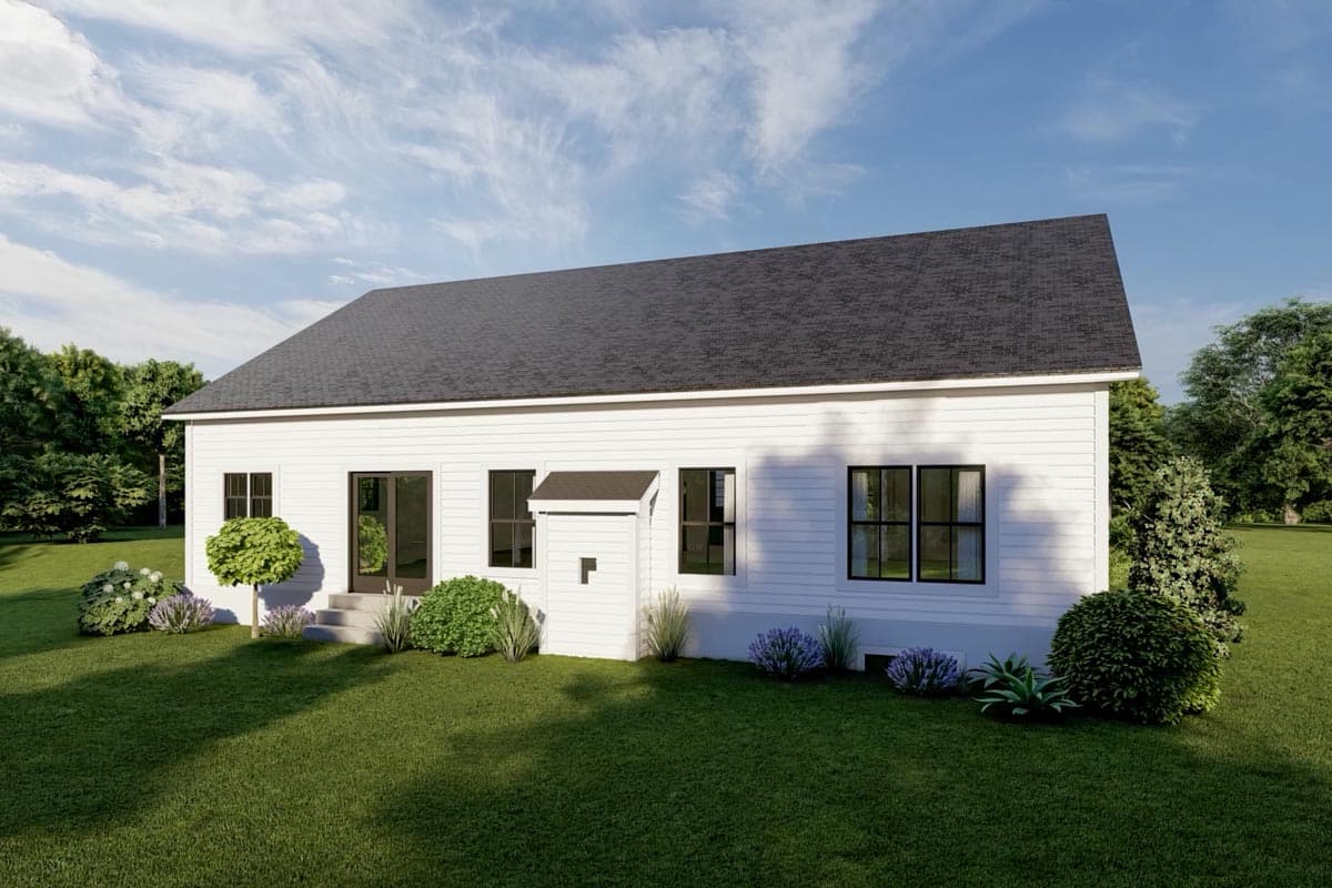 Plan 790145GLV: 1739 Square Foot 3 Bed Board and Batten One Story House Plan - Image #9 - Country, Modern Farmhouse, New American, Ranch