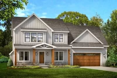 3 Bed Traditional House Plan with 2079 Square Feet of Heated Living Space