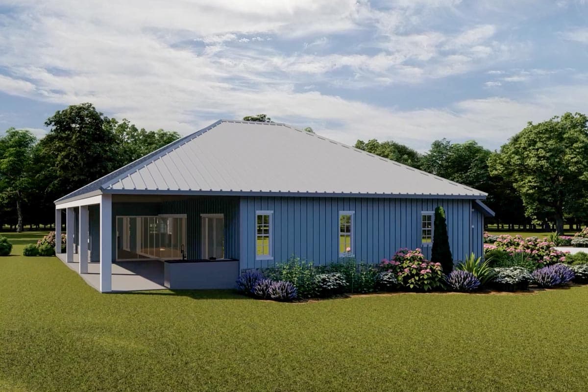 Plan 33259ZR: Craftsman-Style House Plan with 3 Bedrooms and Angled Garage - 2534 Sq Ft - Image #8 - Craftsman, New American, Ranch, Transitional