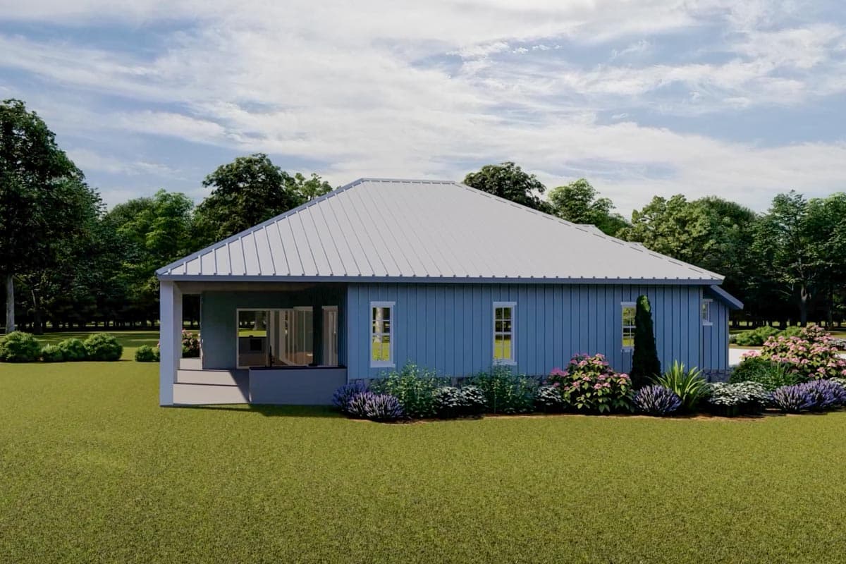 Plan 33259ZR: Craftsman-Style House Plan with 3 Bedrooms and Angled Garage - 2534 Sq Ft - Image #9 - Craftsman, New American, Ranch, Transitional