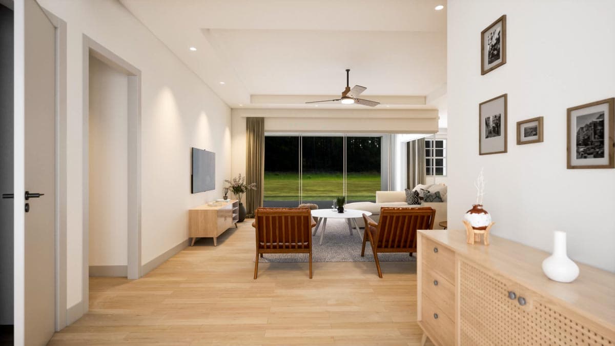 Plan 33259ZR: Craftsman-Style House Plan with 3 Bedrooms and Angled Garage - 2534 Sq Ft - Image #10 - Craftsman, New American, Ranch, Transitional