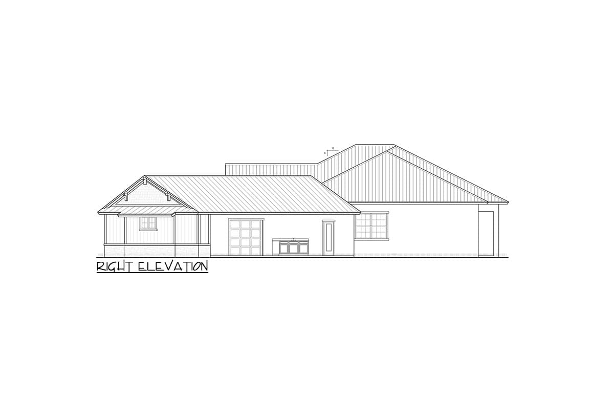 Plan 33259ZR: Craftsman-Style House Plan with 3 Bedrooms and Angled Garage - 2534 Sq Ft - Image #28 - Craftsman, New American, Ranch, Transitional