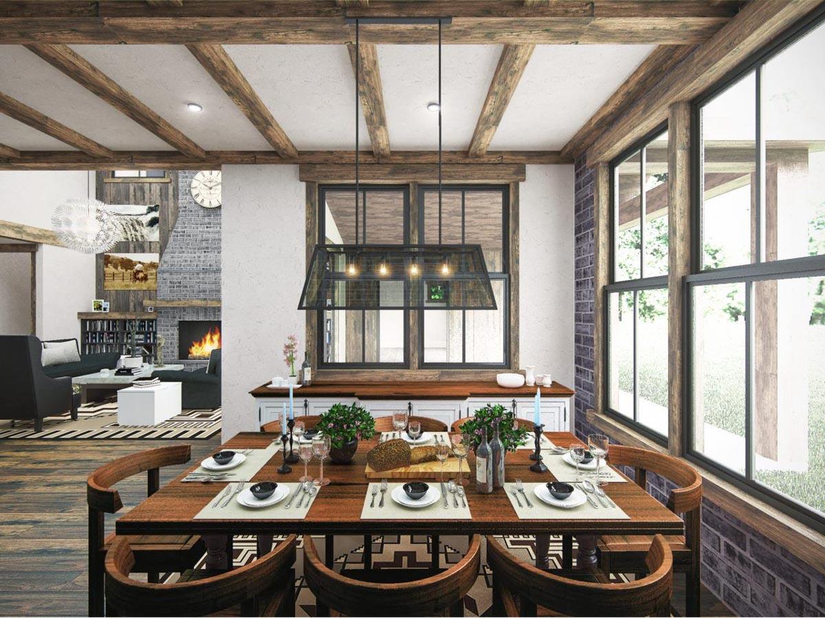 Plan 85421MS: Rustic Modern Farmhouse Plan Under 2700 Square Feet with 4 Beds and an Angled 2-Car Garage - Image #6 - Country, Craftsman, Farmhouse, Modern Farmhouse, Mountain, New American, Rustic