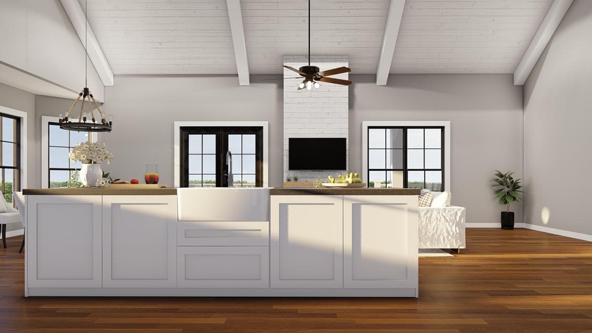 Plan 70851MK: 3 Bed Contemporary Farmhouse with 3-Sided Wrap-Around Porch - 2165 Sq FT - Image #16 - Country, Craftsman, Farmhouse, Modern Farmhouse, Traditional