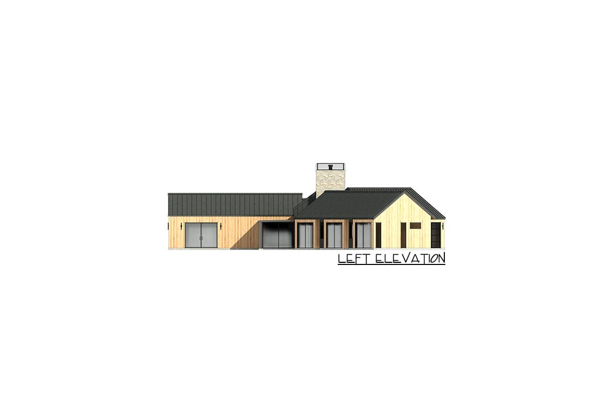 Plan 818061JSS: 3562 Square Foot New Zealand Modern Ranch Captures Views From Every Angle - Image #8 - Contemporary, Mid Century Modern, Modern, Modern Farmhouse