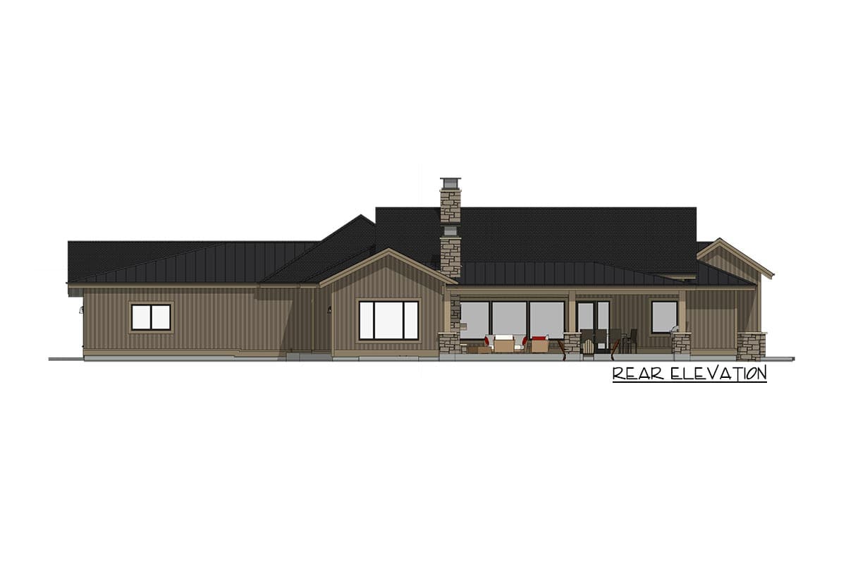 Plan 64539SC: Craftsman House Plan with Garage Workshop and Lower Level Expansion - Image #19 - Craftsman, Mountain, Rustic