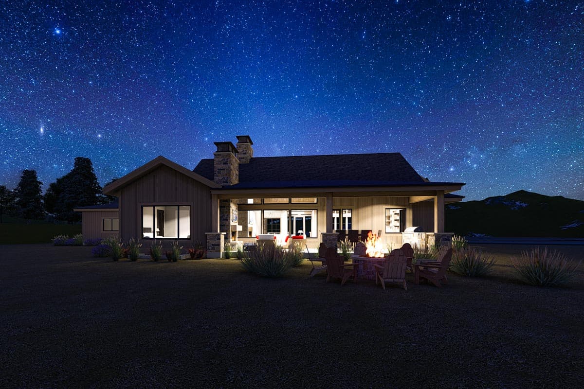 Plan 64539SC: Craftsman House Plan with Garage Workshop and Lower Level Expansion - Image #14 - Craftsman, Mountain, Rustic