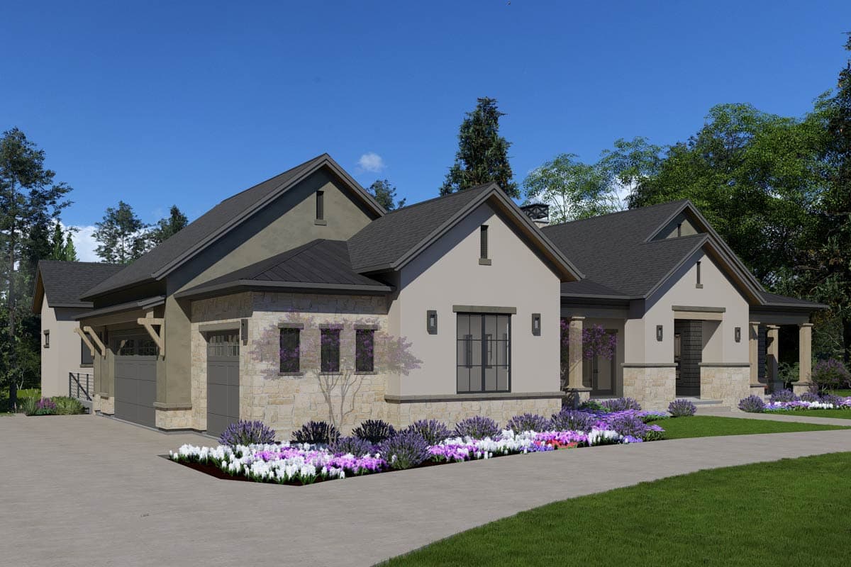 Plan 64540SC: Craftsman Farmhouse with Fun-Filled Lower Level - Image #60 - Contemporary, Country, Craftsman, Farmhouse, Modern Farmhouse, Mountain, New American, Ranch, Rustic