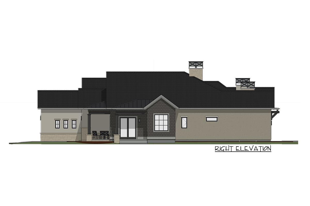 Plan 64540SC: Craftsman Farmhouse with Fun-Filled Lower Level - Image #50 - Contemporary, Country, Craftsman, Farmhouse, Modern Farmhouse, Mountain, New American, Ranch, Rustic
