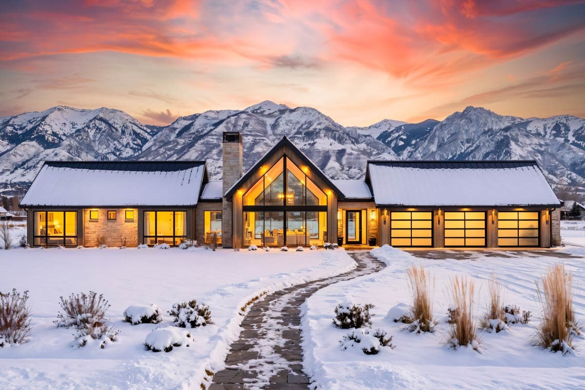 Plan 818062JSS: New Zealand Modern Ranch with Vaulted Interior and Huge Rear Porch - 3399 Sq Ft - Image #7 - Contemporary, Mid Century Modern, Modern, Ranch, Scandinavian, Transitional