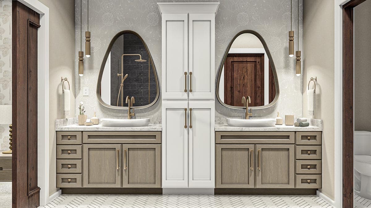 Plan 623256DJ: 3-Bed Spanish-Style Southwest House Plan Under 1700 Square Feet with RV Garage - Image #15 - Adobe , Ranch, Southern, Southwest, Spanish