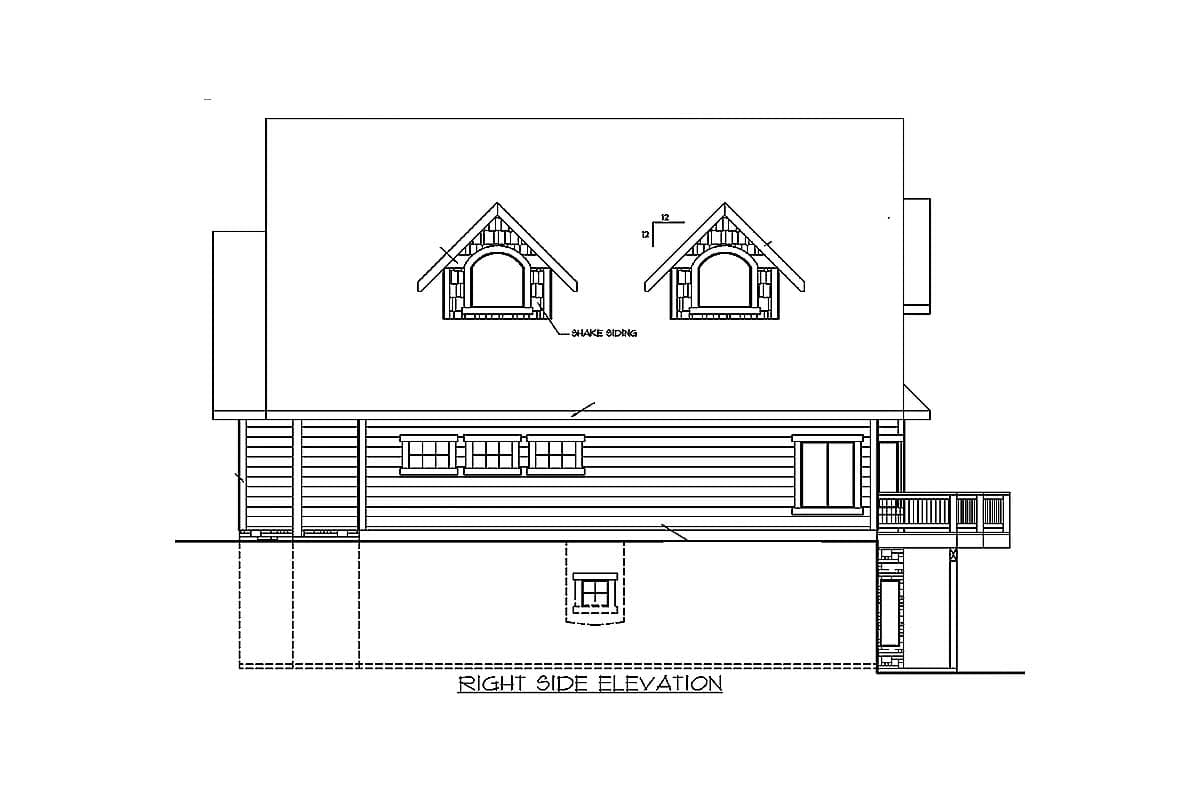 Plan 35327GH: Mountain House Plan with Wheelchair Accessible Gue - Image #5 - Mountain, Northwest, Rustic, Vacation