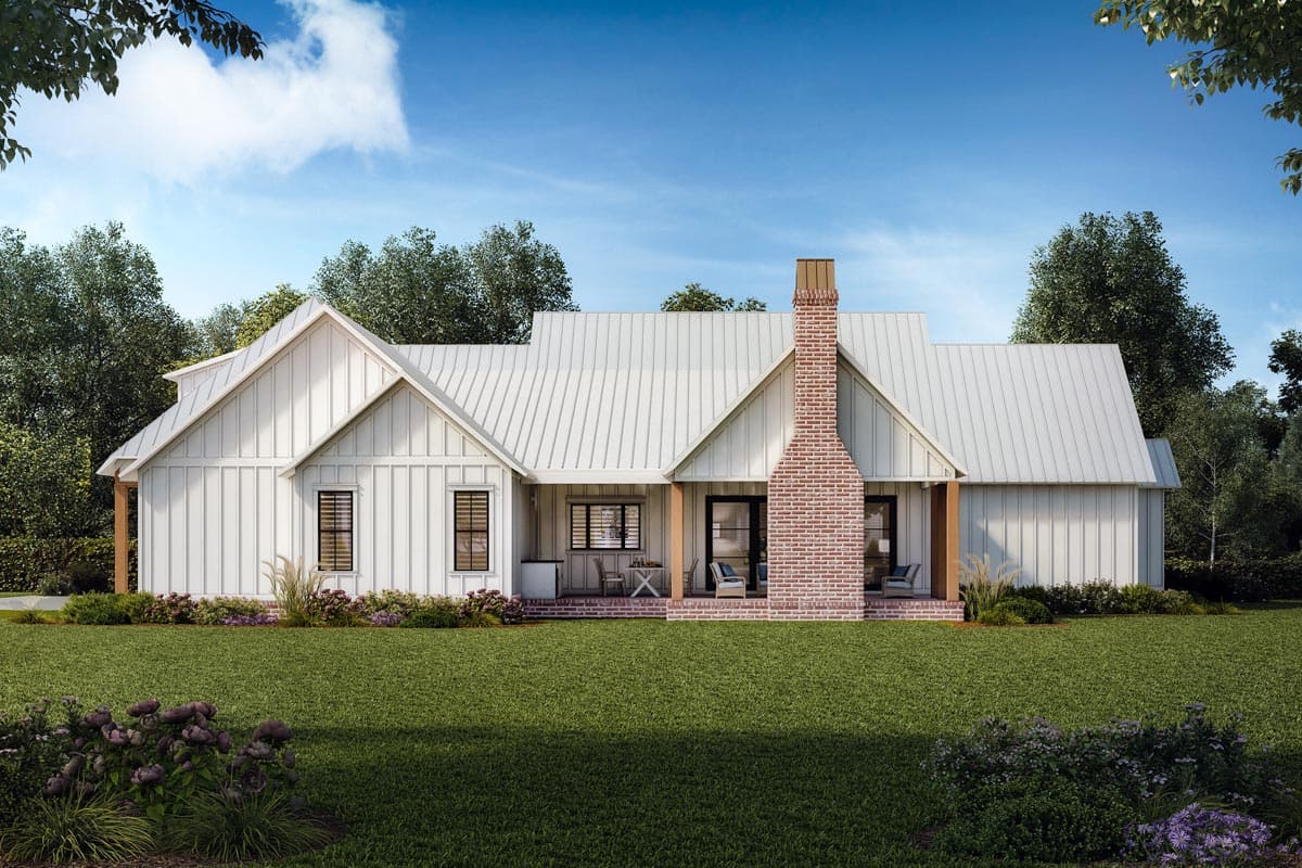 Plan 56539SM: Downsized 4-Bed Modern Farmhouse Plan Under 3000 Square Feet - Image #4 - Country, Farmhouse, Modern Farmhouse, New American, Southern, Traditional