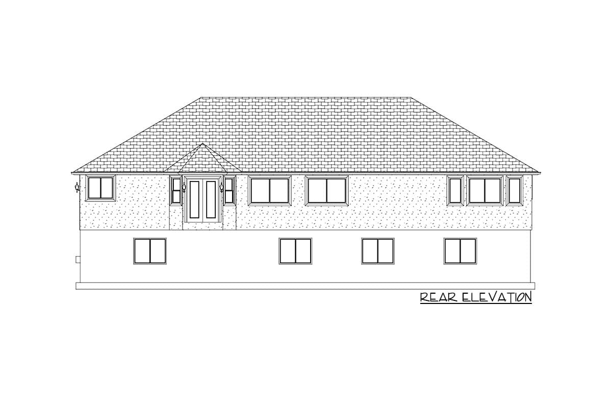 Plan 61445UT: Classic Ranch House Plan Just Over 2000 Sq Ft with Optionally Finished Basement - Image #20 - Country, Ranch, Traditional