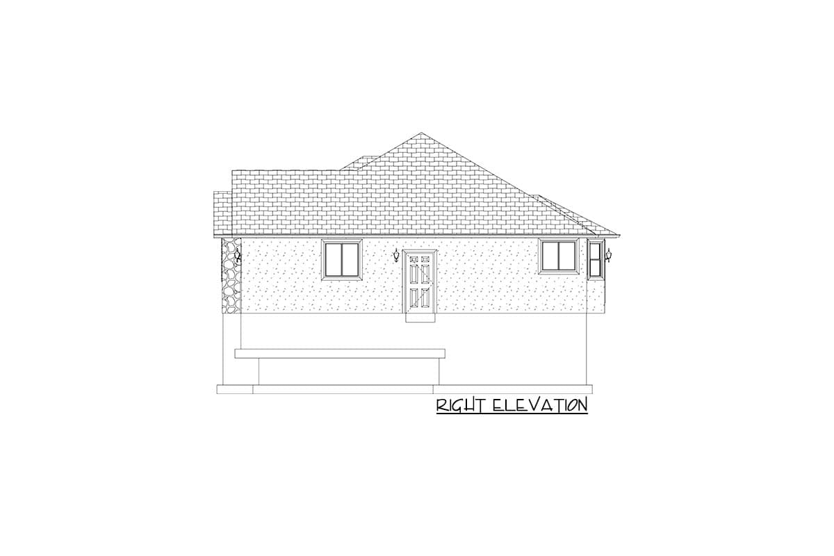 Plan 61445UT: Classic Ranch House Plan Just Over 2000 Sq Ft with Optionally Finished Basement - Image #21 - Country, Ranch, Traditional