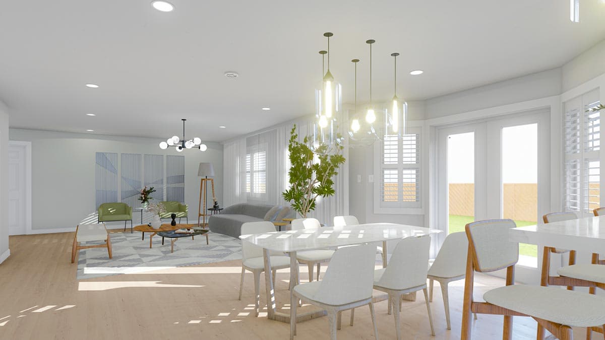 Plan 61445UT: Classic Ranch House Plan Just Over 2000 Sq Ft with Optionally Finished Basement - Image #10 - Country, Ranch, Traditional