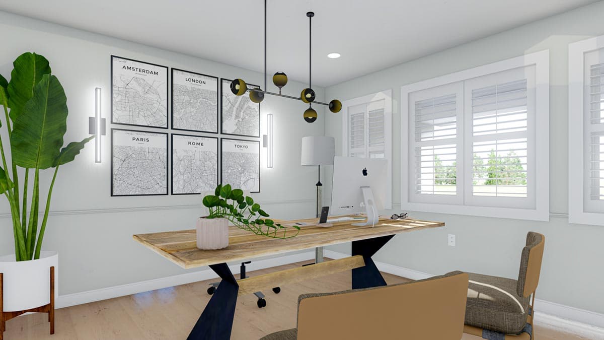 Plan 61445UT: Classic Ranch House Plan Just Over 2000 Sq Ft with Optionally Finished Basement - Image #13 - Country, Ranch, Traditional