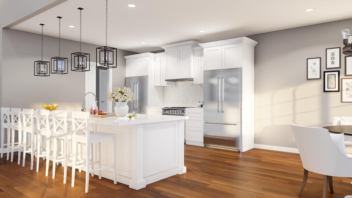Plan 60718ND: Southern Home Plan with Main Floor Master with Direct Laundry Access - Image #14 - Country, Southern, Southern Traditional, Traditional