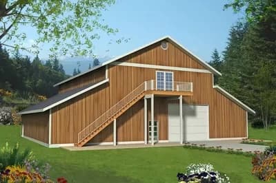 Barndo-Style RV Garage with 4320 Square Feet of Parking Space