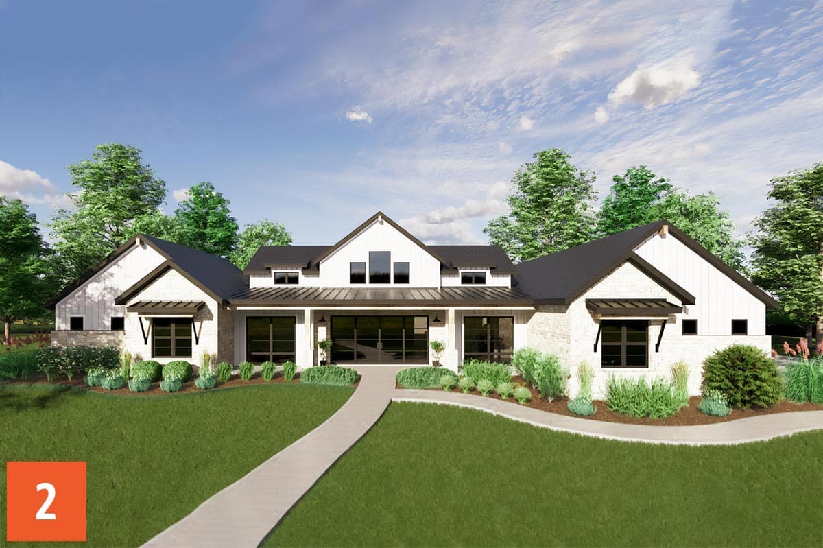 Plan 819000JSSB: HomeBuilder's ProSpec Pack: 3 Versatile House Plans for Subdivisions & Developments - Image #7 - Country, Craftsman, Farmhouse, Hill Country, Modern Farmhouse, New American, Ranch, Rustic, Transitional