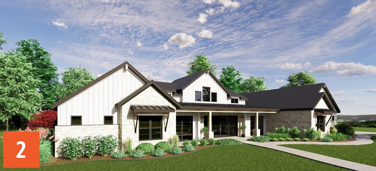 Plan 819000JSSB: HomeBuilder's ProSpec Pack: 3 Versatile House Plans for Subdivisions & Developments - Image #8 - Country, Craftsman, Farmhouse, Hill Country, Modern Farmhouse, New American, Ranch, Rustic, Transitional